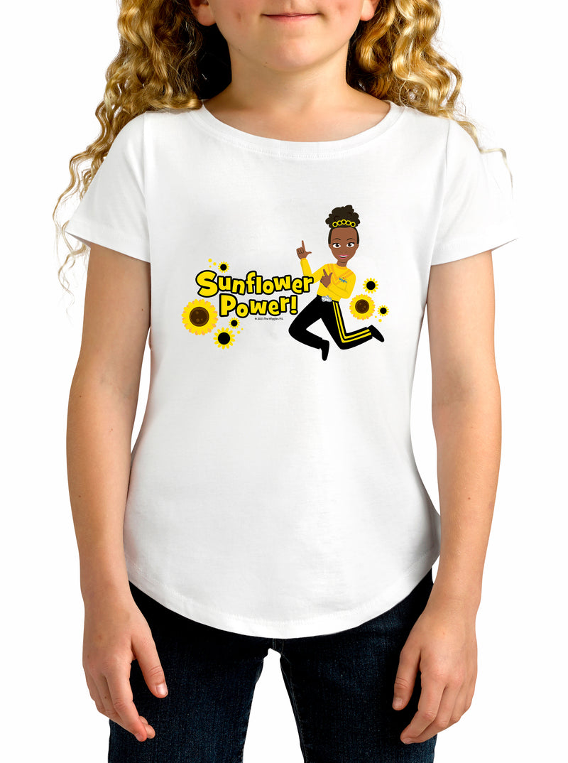 Twidla Girl's The Wiggles Sunflower Power Cotton T-Shirt