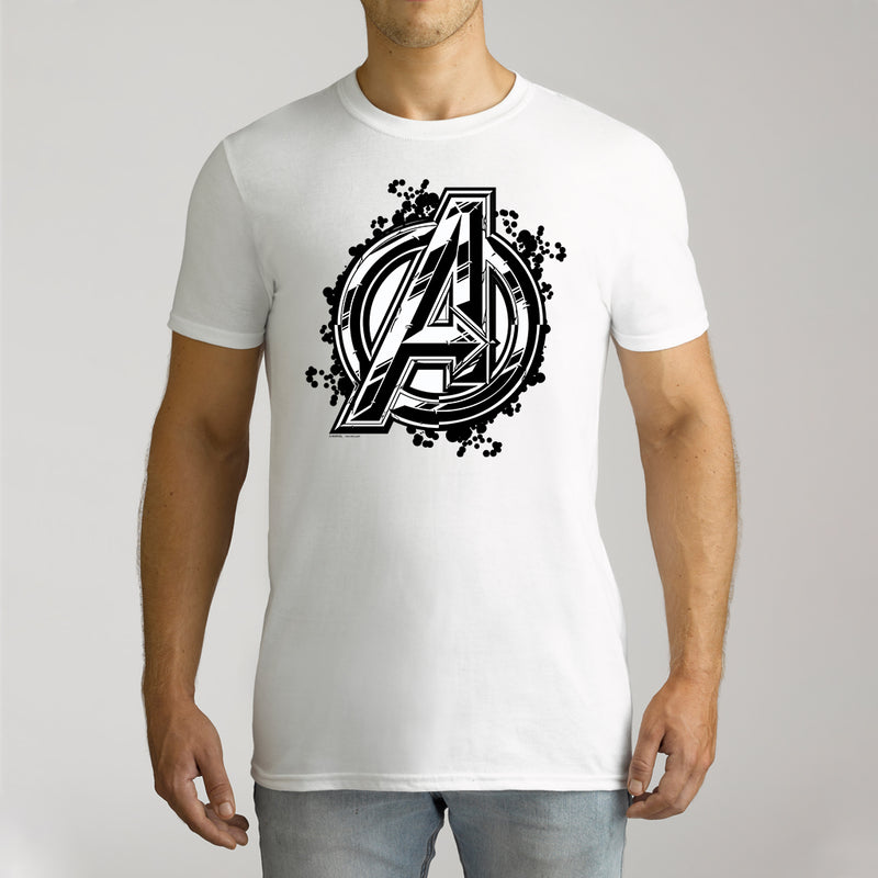 Twidla Men's Marvel Avengers Infinity War Logo Cotton Tee