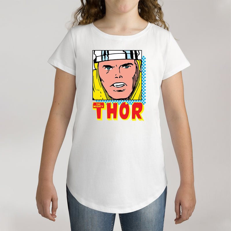 Twidla Girl's Marvel The Mighty Thor Cotton Tee