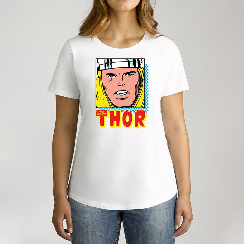 Twidla Women's Marvel The Mighty Thor Cotton Tee