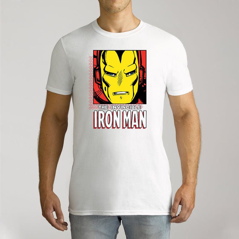 Twidla Men's Marvel The Invincible Iron Man Cotton Tee