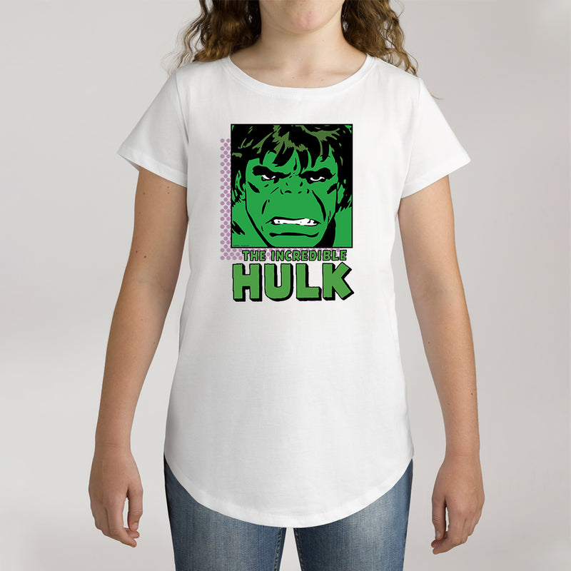 Twidla Girl's Marvel The Incredible Hulk Cotton Tee