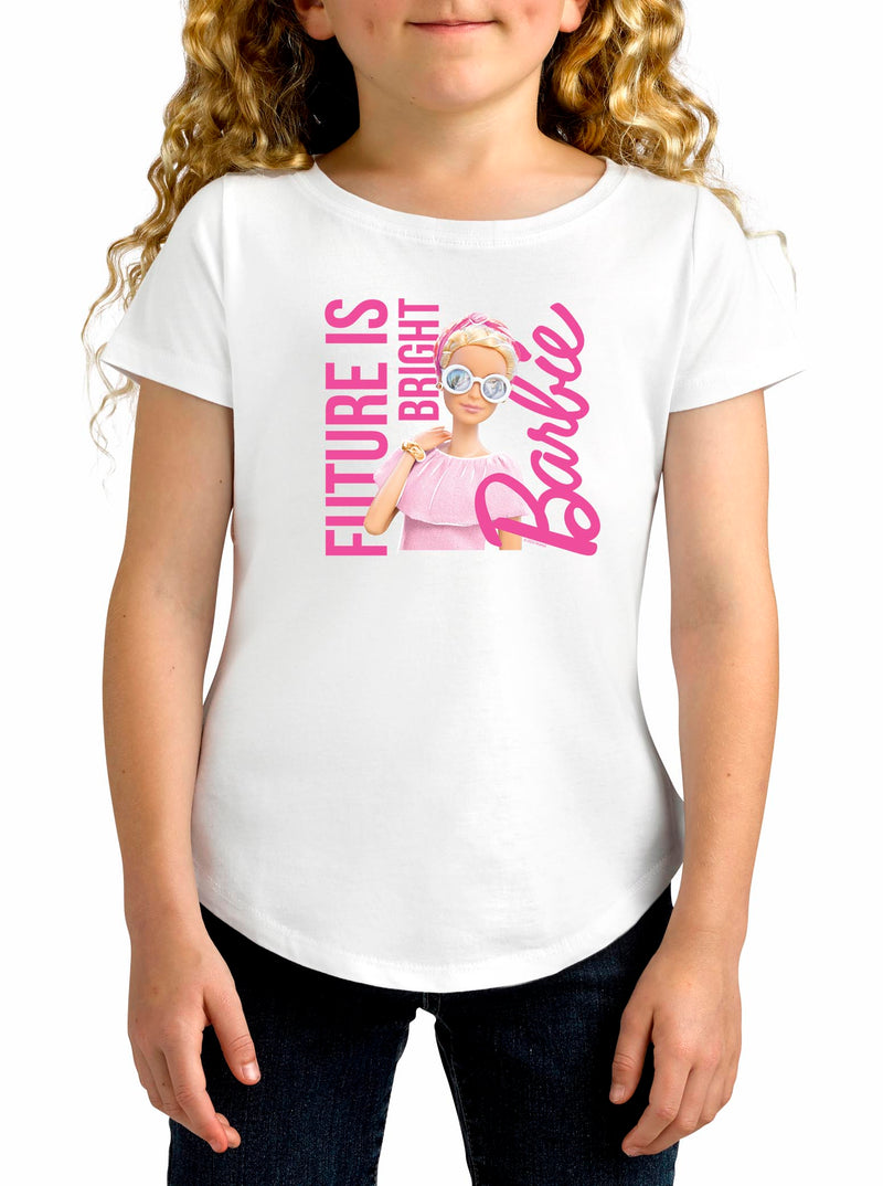 Twidla Girl's Barbie Future Is Bright T-Shirt