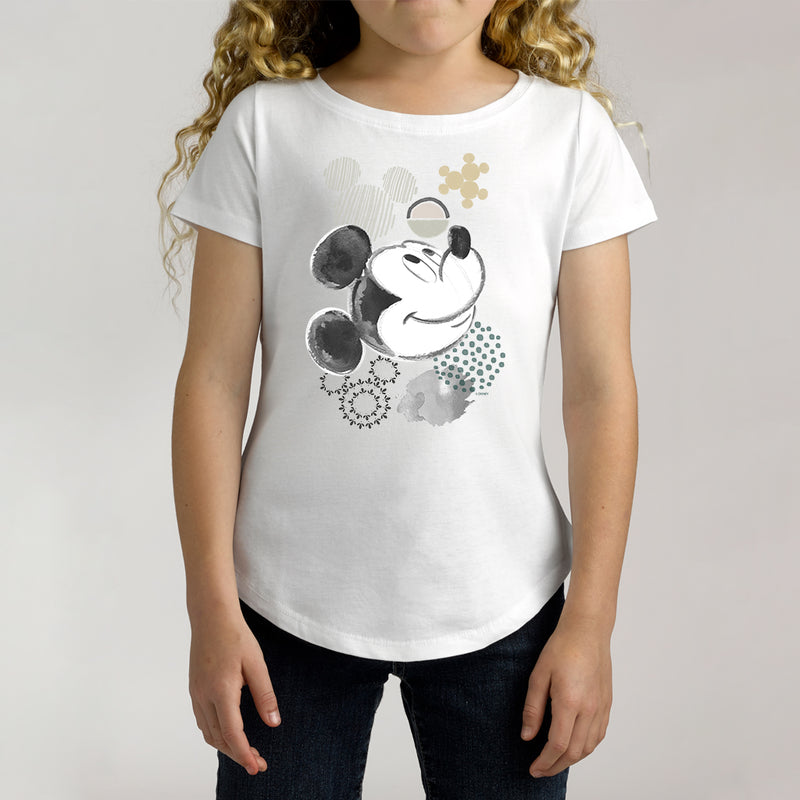 Twidla Girl's Disney Mickey Mouse Cotton Tee