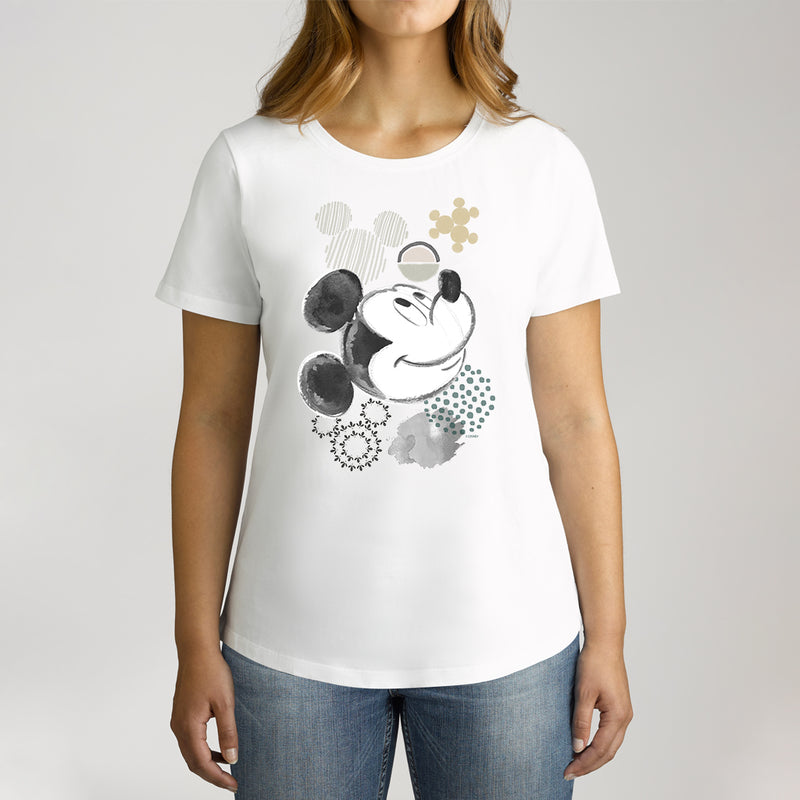 Twidla Women's Disney Mickey Mouse Cotton Tee
