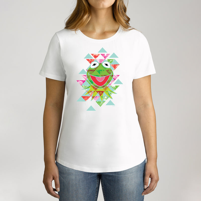Twidla Women's The Muppets Kermit Aztec Cotton Tee