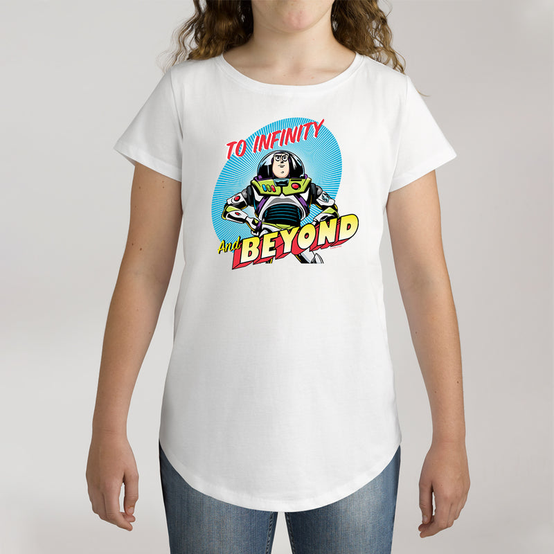 Twidla Girl's Disney Toy Story To Infinity And Beyond Cotton Tee