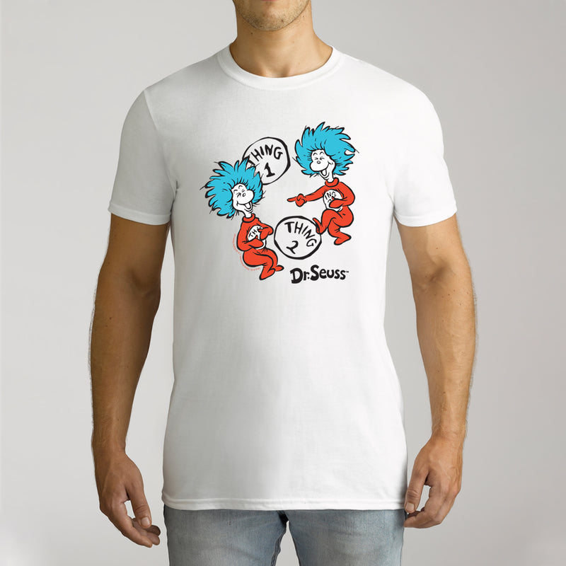 Twidla Men's Dr.Seuss 2 Things Cotton T-Shirt