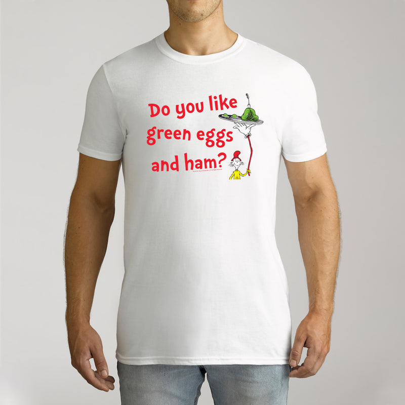 Twidla Men's Dr.Seuss Green Eggs & Ham Cotton T-Shirt