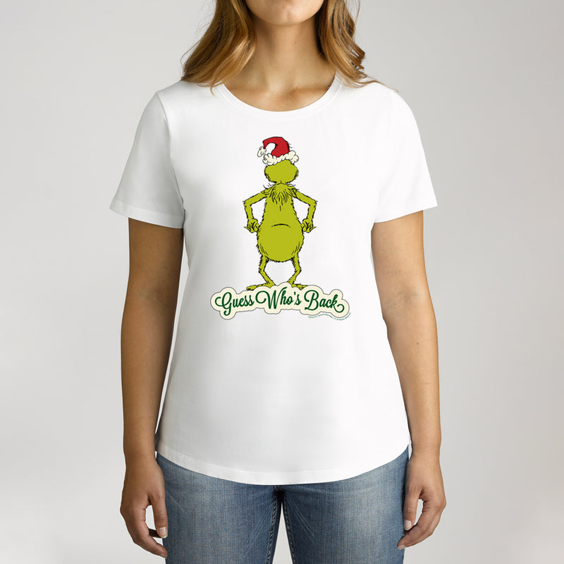 Twidla Women's Dr.Seuss Guess Who's Back Cotton T-Shirt