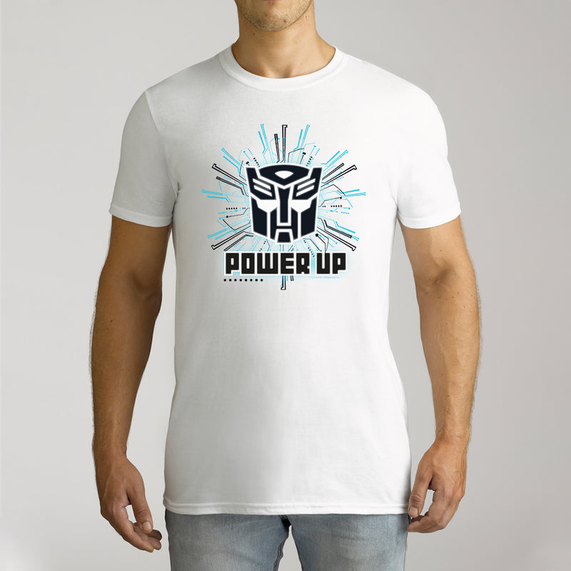 Twidla Men's Transformers Power Up Cotton Tee
