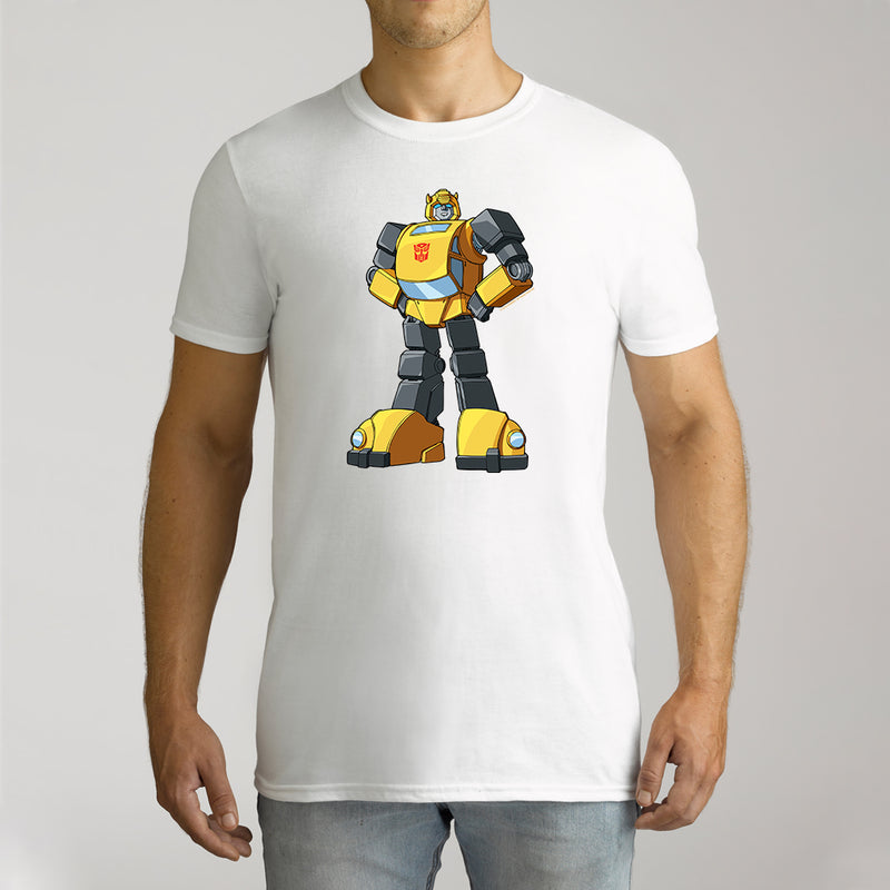Twidla Men's Transformers Bumblebee Standing Strong Cotton Tee