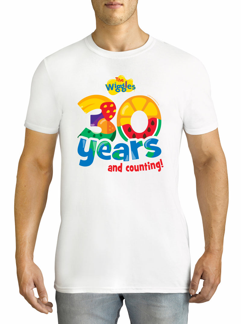 Twidla Men's The Wiggles 30 years Cotton T-Shirt