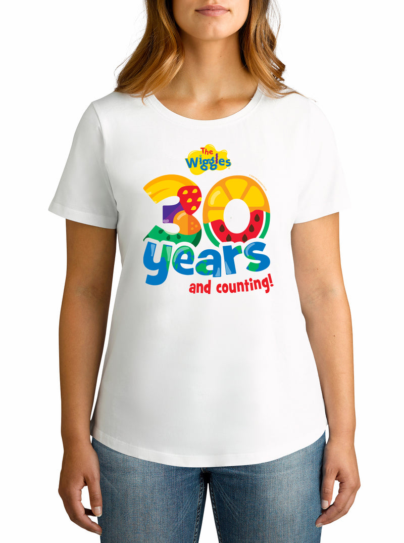 Twidla Women's The Wiggles 30 years Cotton T-Shirt