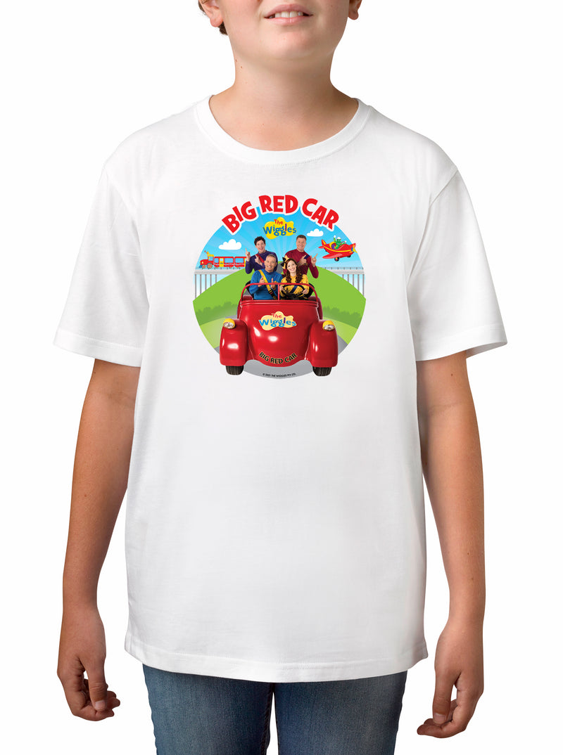 Twidla Boy's The Wiggles Big Red Car 2021 Cotton T-Shirt