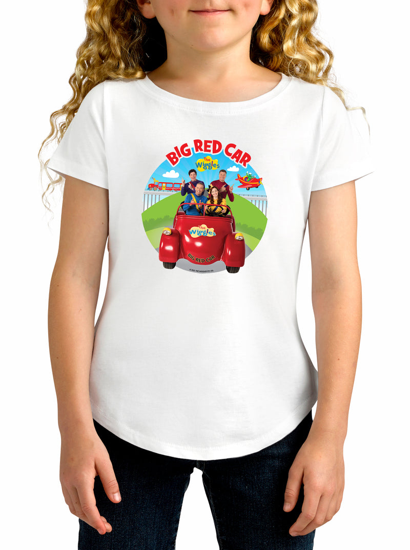 Twidla Girl's The Wiggles Big Red Car 2021 Cotton T-Shirt