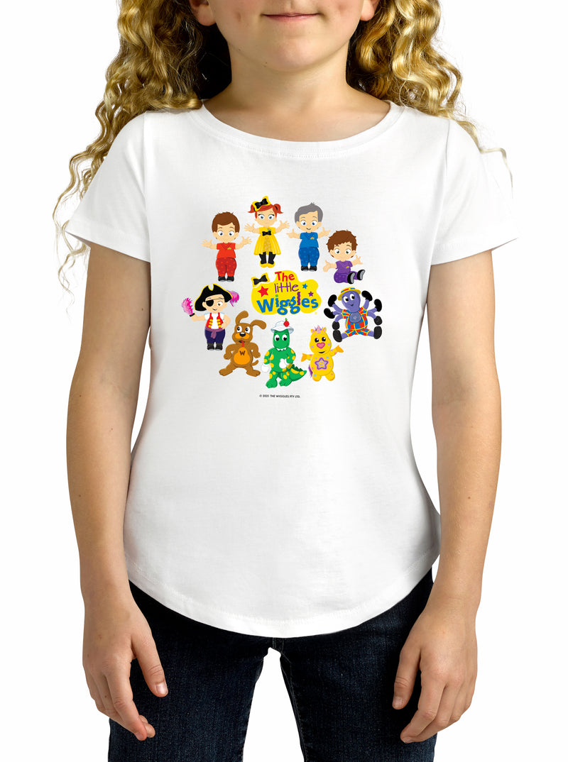 Twidla Girl's The Wiggles Little Wiggles Cotton T-Shirt