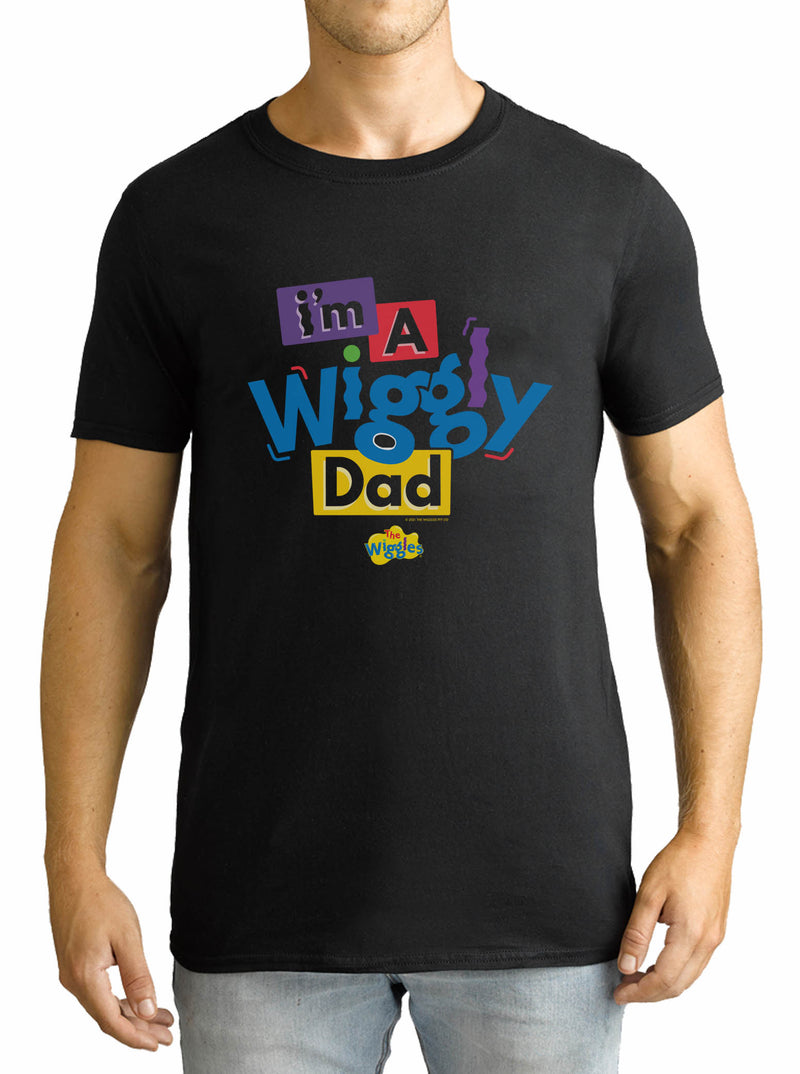Twidla Men's The Wiggles I'm A Wiggly Dad Cotton T-Shirt
