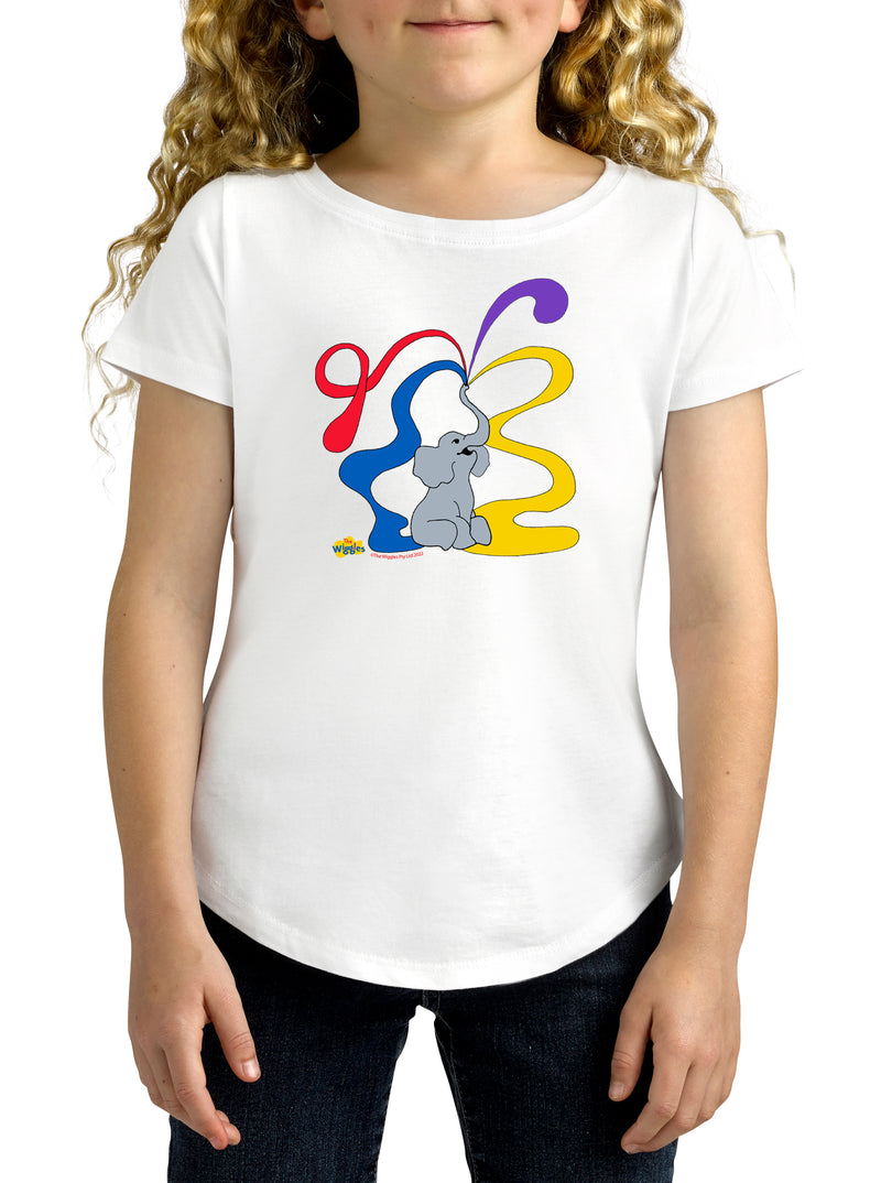Twidla Girl's The Wiggles Elephant Cotton T-Shirt