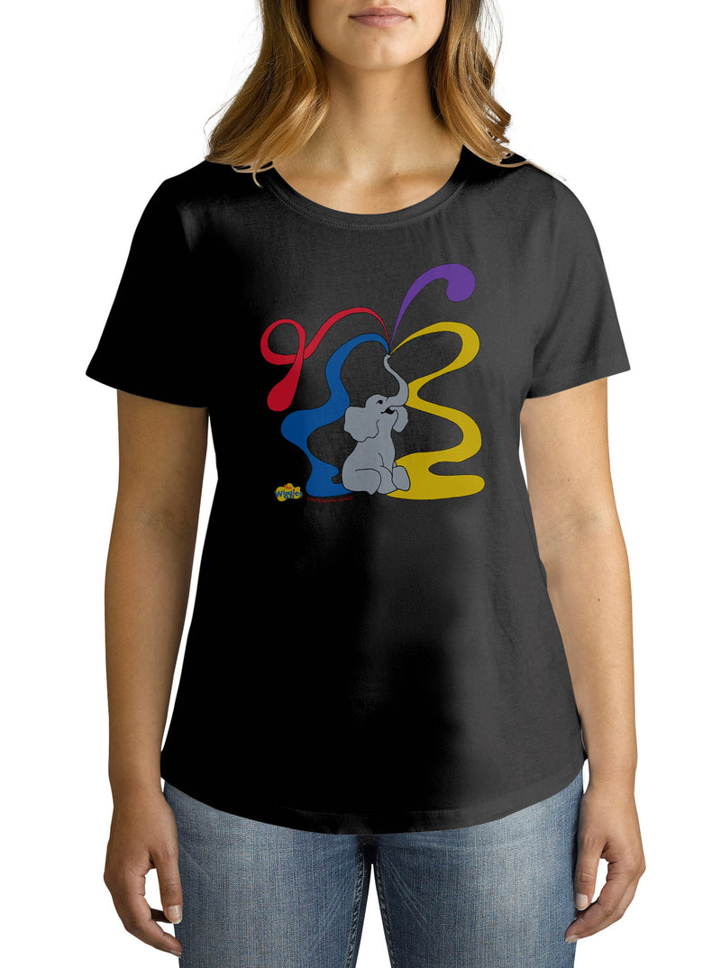 Twidla Women's The Wiggles Elephant Cotton T-Shirt