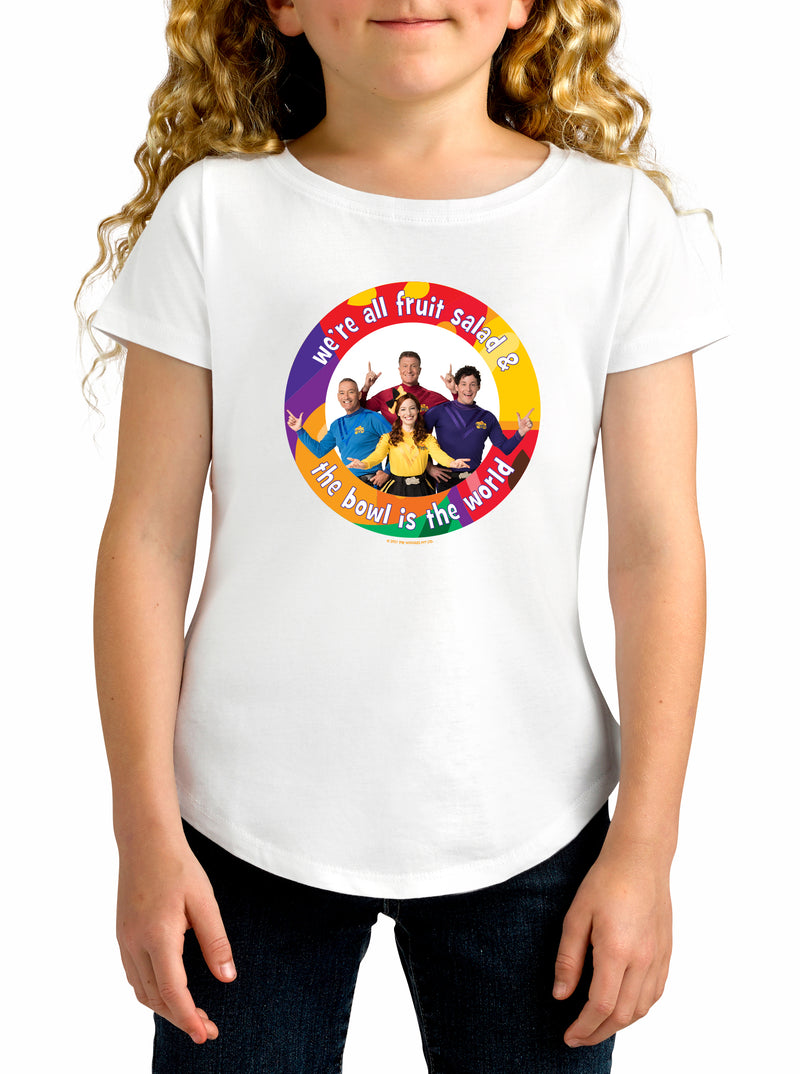 Twidla Girl's The Wiggles World Cotton T-Shirt